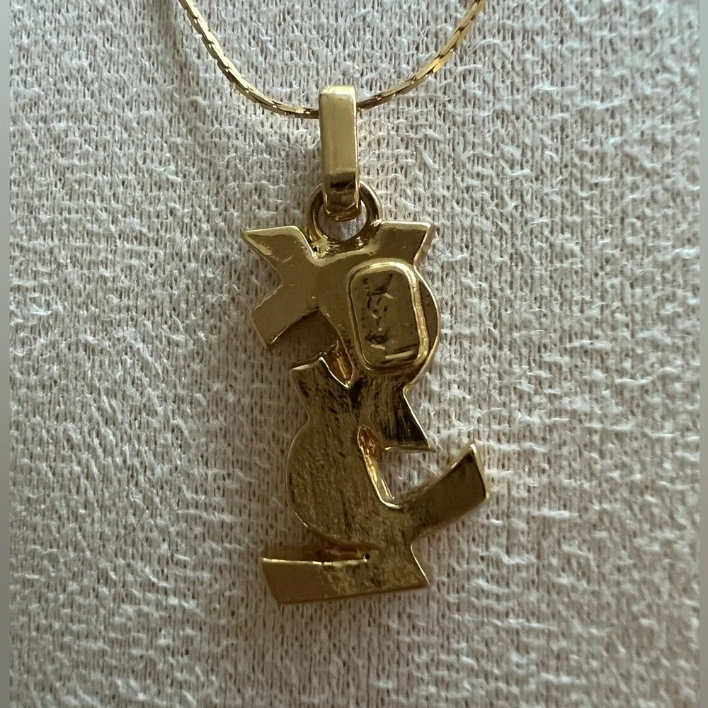 YSL Vintage Pendant Necklace - Picture 5 of 6